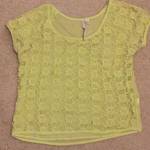 Lauren Conrad sheer top